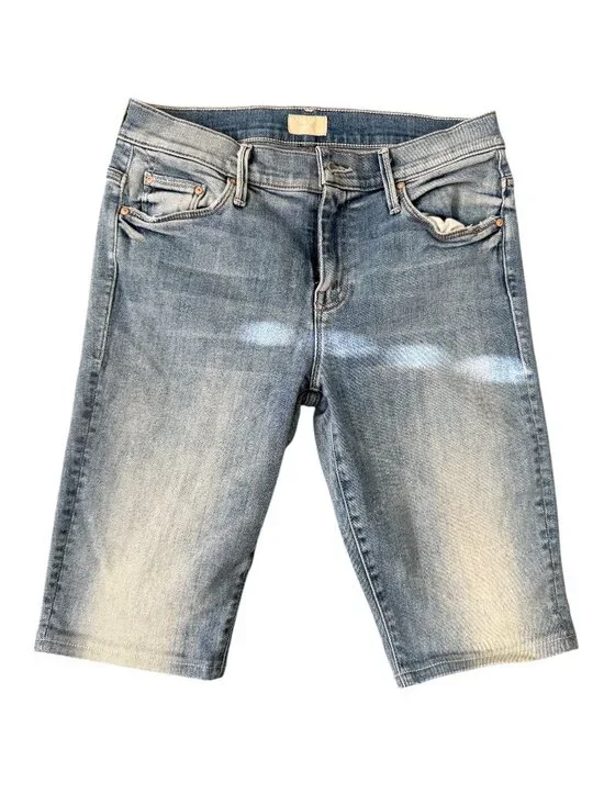 MOTHER Jean Shorts- Undone Hem Weekender in Wild Heart- 28- converted to shorts! - Picture 1 of 12